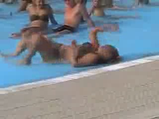 the girl in the bikini is obviously eating something)))))