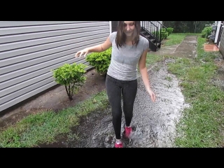 puddle splashing