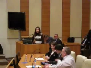 scandal: a student argues with zhirinovsky